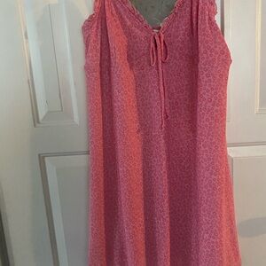 Pink Floral Women's dress.